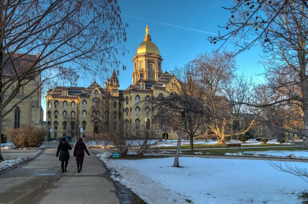 What to do at Notre Dame University